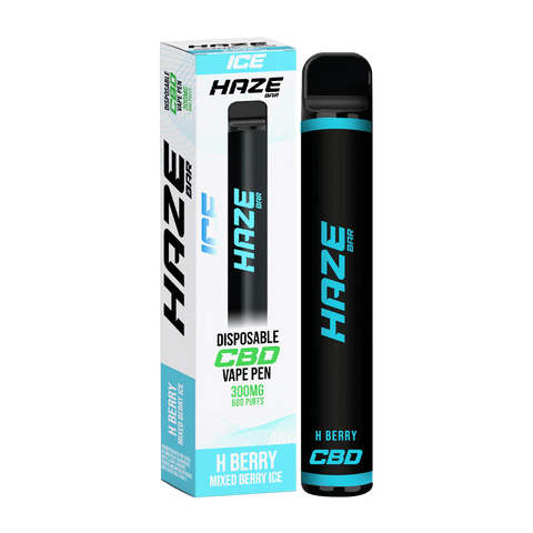 Haze Bar Ice Disposable 600 Puffs - 300mg - H Berry