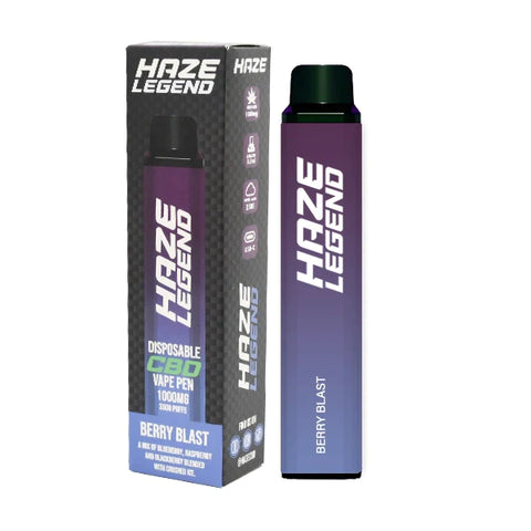 Haze Bar Legend Disposable 3500 Puffs - 1000mg - Berry Blast